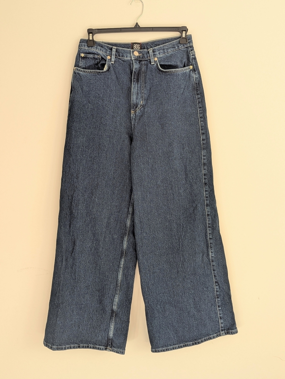 BDG A-Wide Wide Leg Jeans Size 31 Dark Wash Baggy Streetwear Trendy High Rise